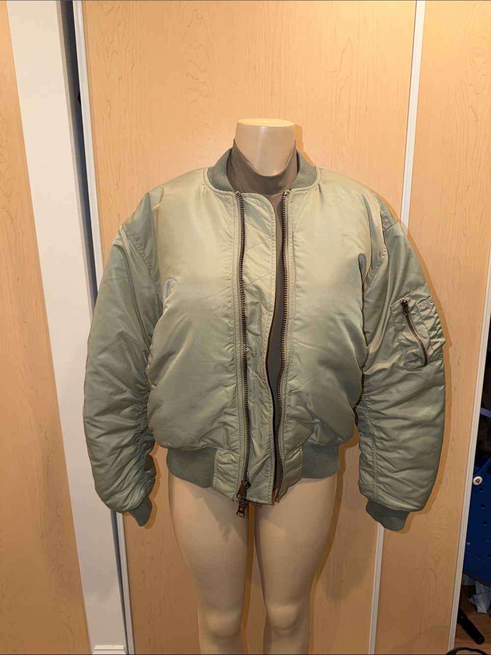 H2OFagerholt Bomber in Seagrass
 with Ribbed Trim Classic size M